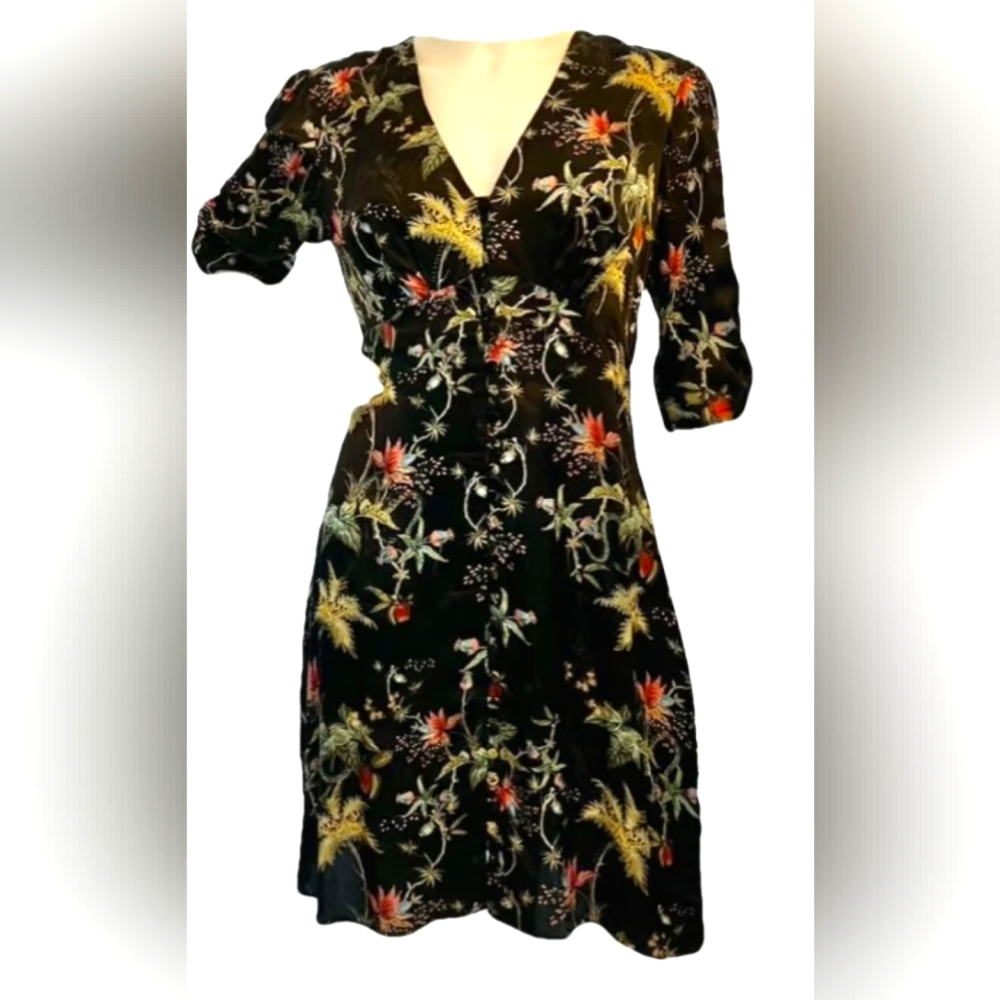 All Saints short floral dress